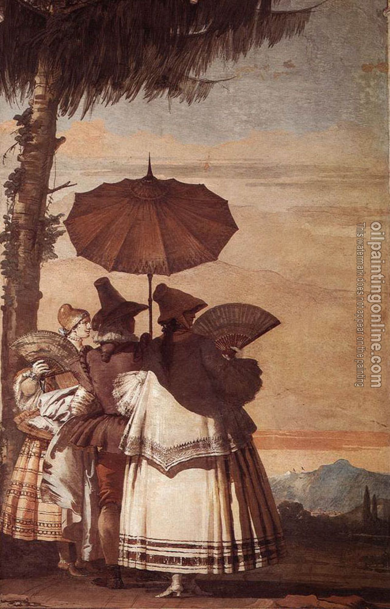 Giovanni Domenico Tiepolo - Summer Stroll